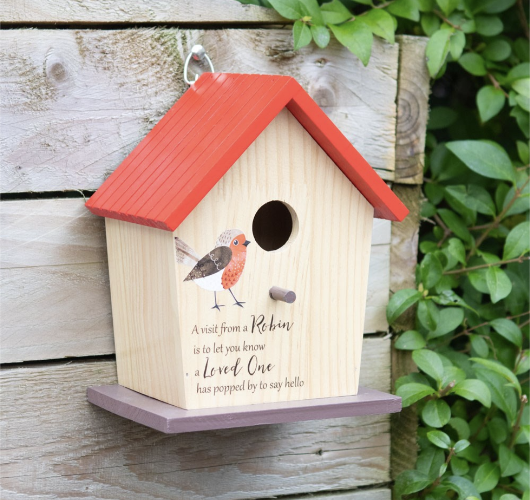 Garden Robin Bamboo Bird House