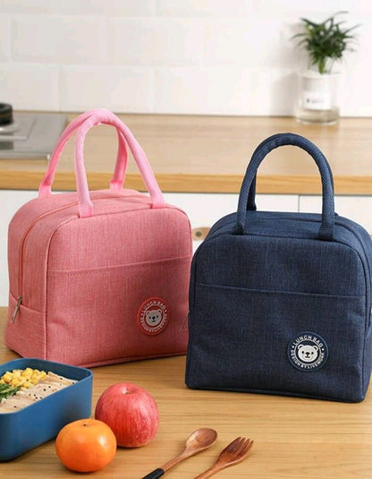 Thermal Insulated Lunch Bag Cool Bag Picnic Adult Kids Lunch Box Food Storage