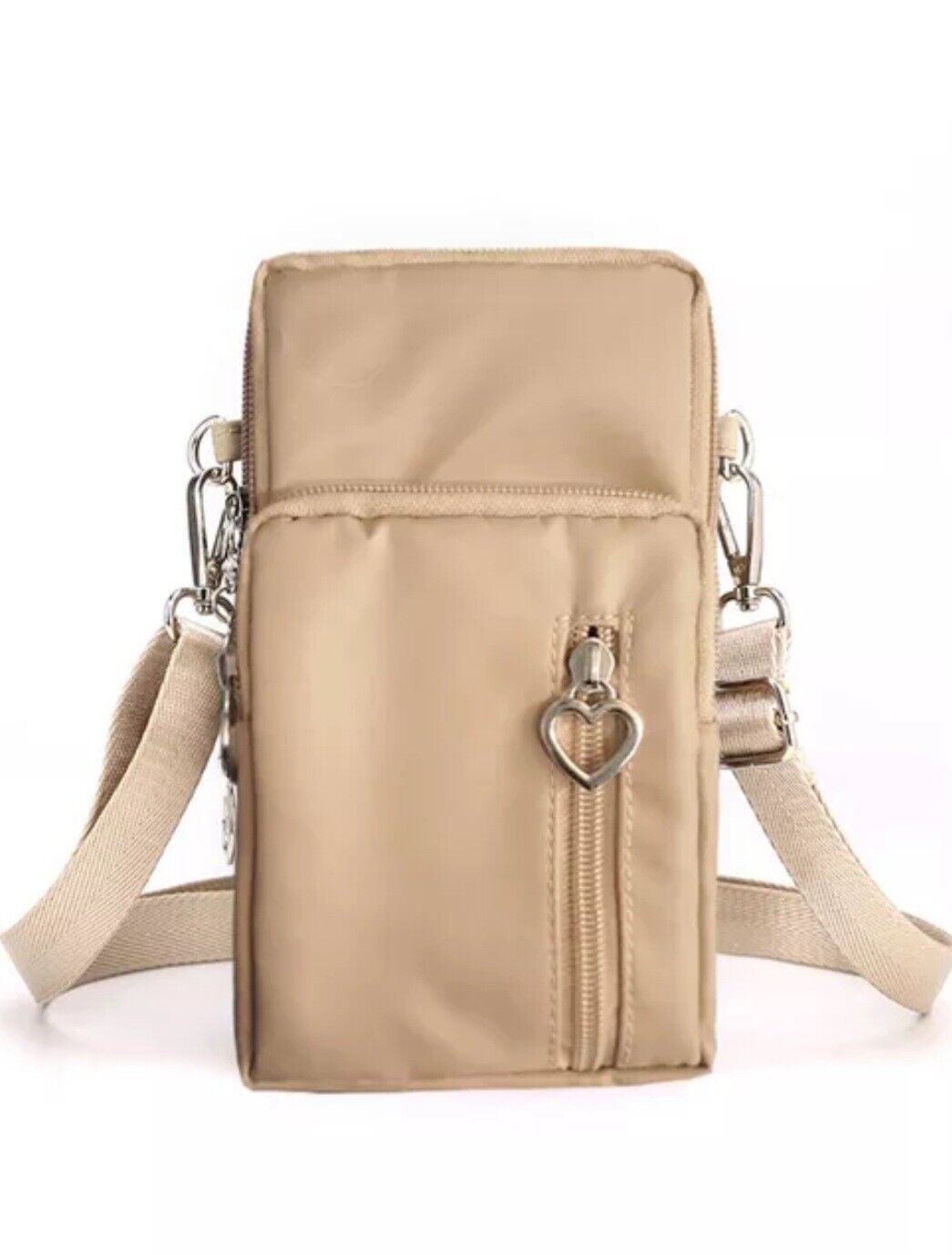 Stylish Mobile Phone Waterproof Crossbody Bag, Hands-free Phone Holder, Dog Walk