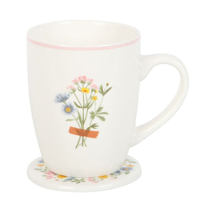 If Mums Were Flowers Floral Mug & Coaster Set