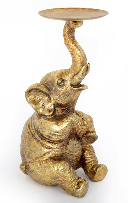 Elephant Candle Holder 22cm