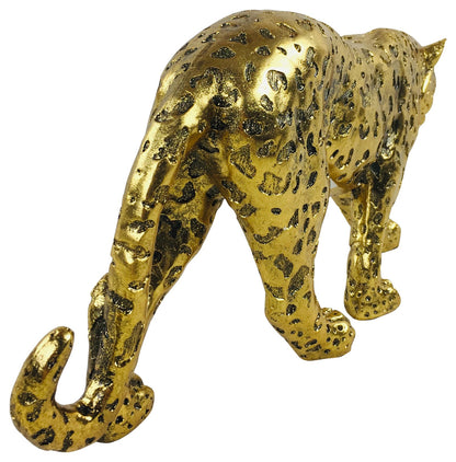 Gold Glitter Effect Leopard 40cm