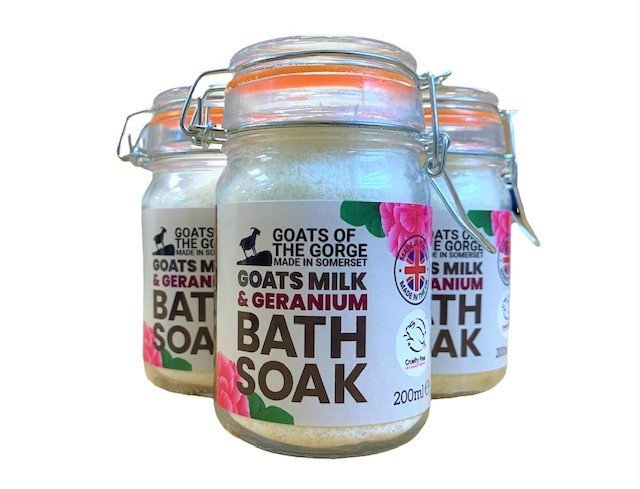 Goats Milk Geranium Bath Soak