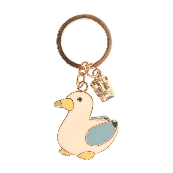Seagull and Chips Keyring