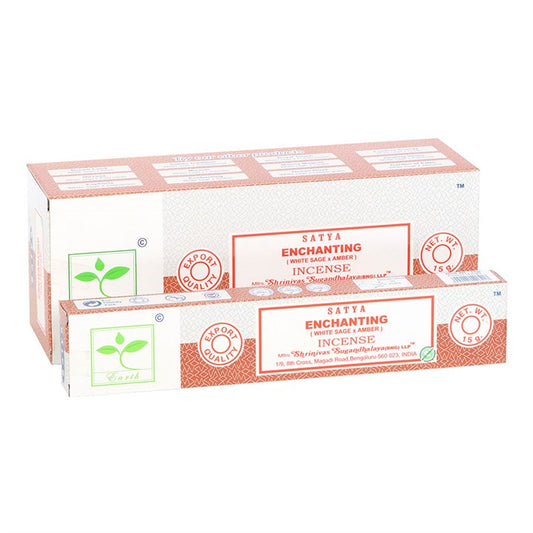 6 Packs of Enchanting Earth Incense by Satya