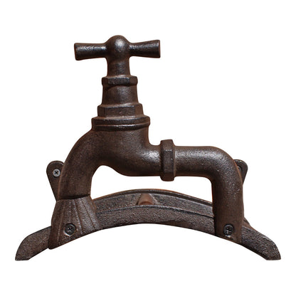 Rustic Cast Iron Wall Mounted Hosepipe Holder