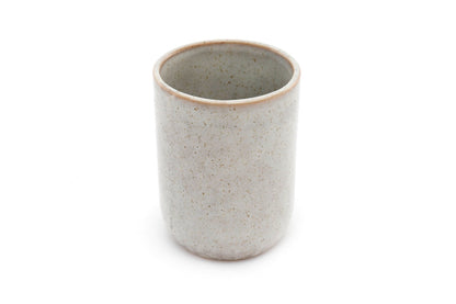 Taupe Ceramic Toothbrush Holder