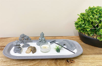 Zen Garden Candle Holder 36cm