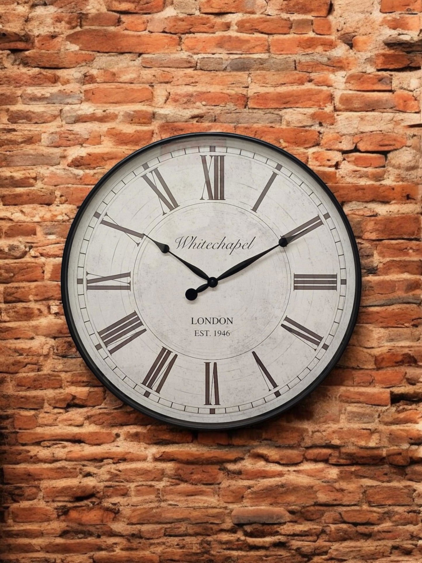 Roman Numerals Antique Style Wall Clock 50cm