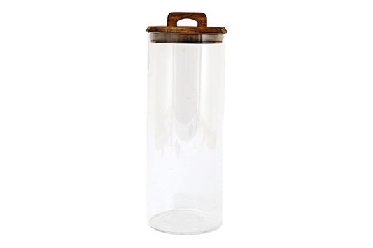 Glass Storage Jar with Acacia Lid 1.7L