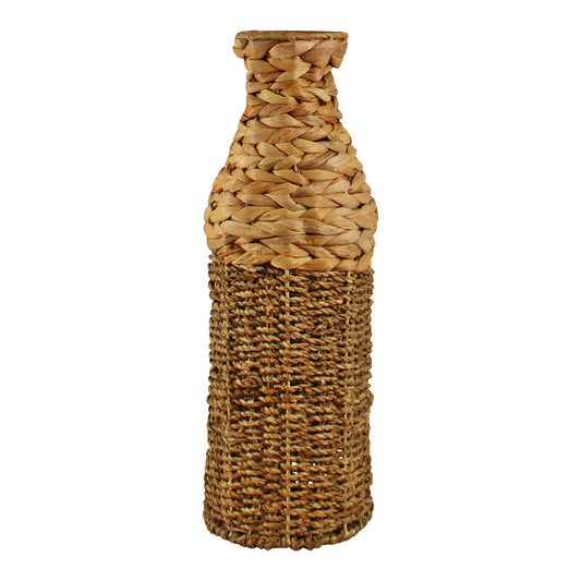 Natural Interiors Bamboo & Seagrass Vase, 45cm.