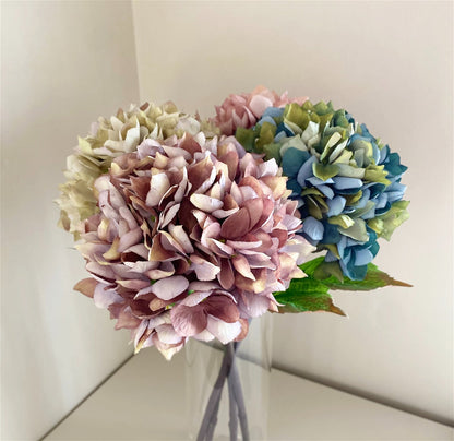 Set of Four Artificial Hydrangeas