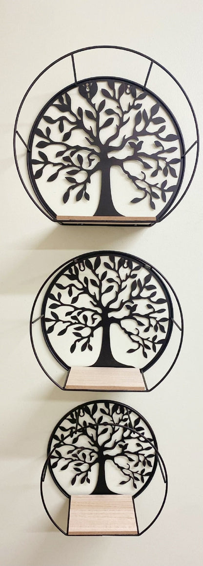 Round Tree Of Life Shelves