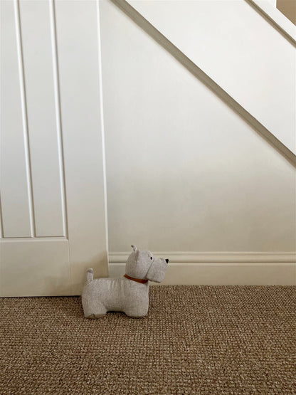 Scottish Terrier Doorstop Grey