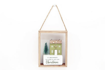 Christmas House Hanging Decoration 15cm