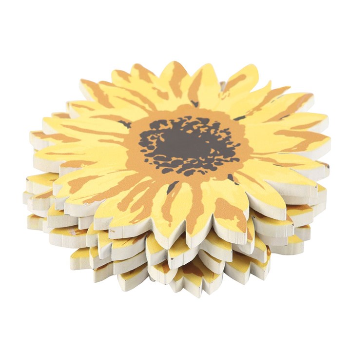 Sunflower Coaster Set