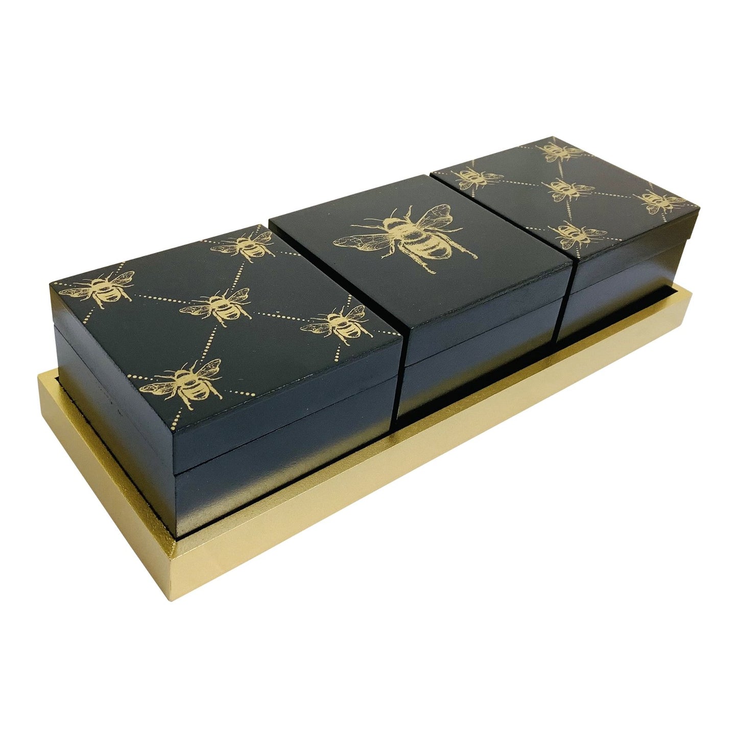 Set of 3 Bee Storage Box's