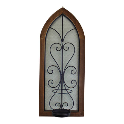 Candle Wall Sconce, Church Window Design