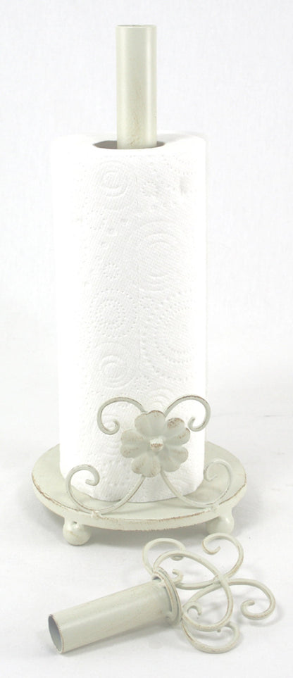 Cream Daisy Kitchen Roll Holder