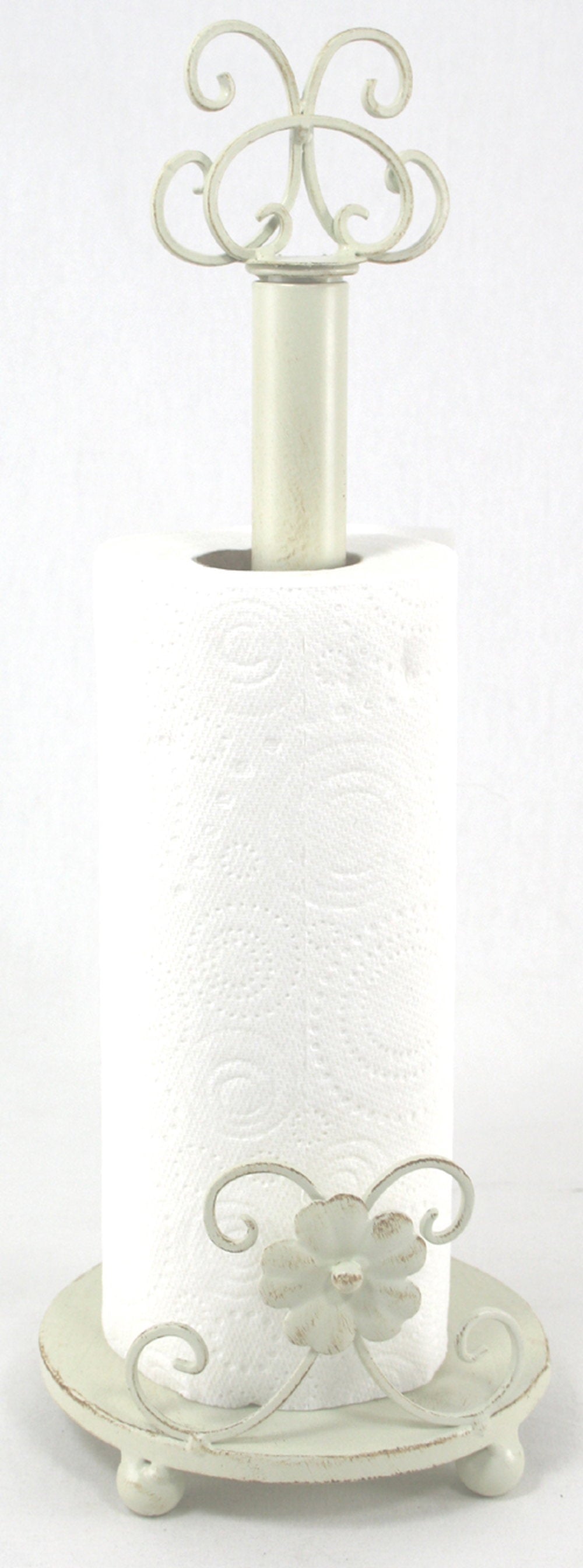 Cream Daisy Kitchen Roll Holder