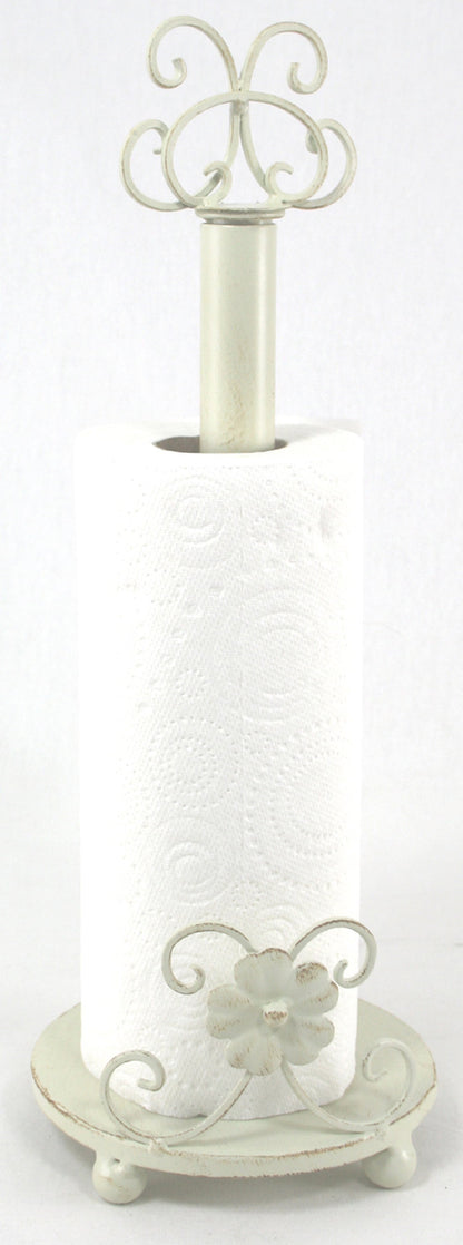 Cream Daisy Kitchen Roll Holder