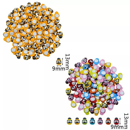 Self Adhesive Stick On Wooden Bee Bumblebee Stick On Decal Craft Decoration