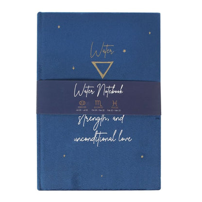 Water Element Velvet A5 Notebook