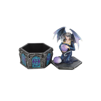 Dragon Friendship Spring Box by Anne Stokes