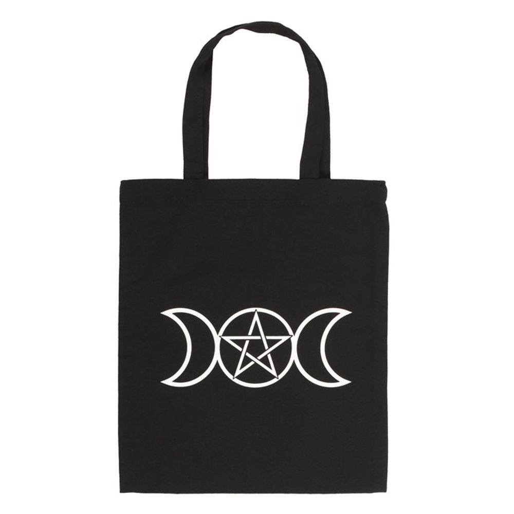 Triple Moon Polycotton Tote Bag