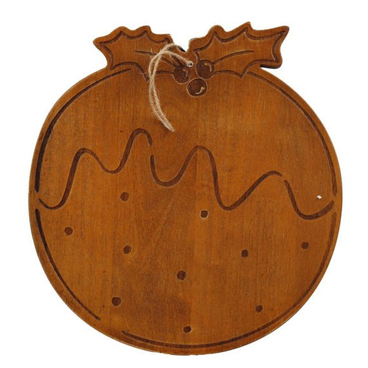 30cm Christmas Pudding Chopping Board