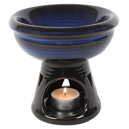 Deep Bowl Blue Oil Burner