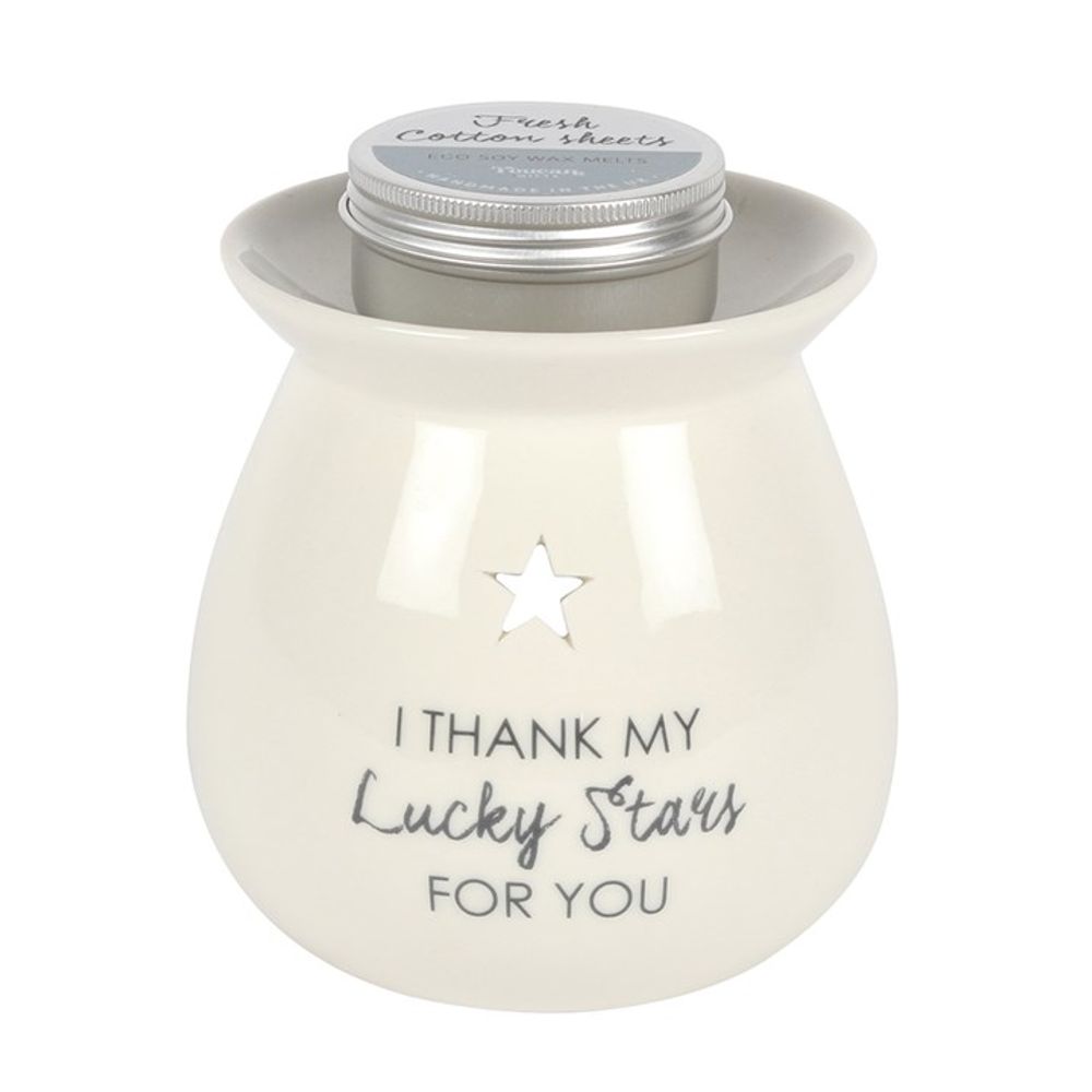 Lucky Stars Wax Melt Burner Gift Set