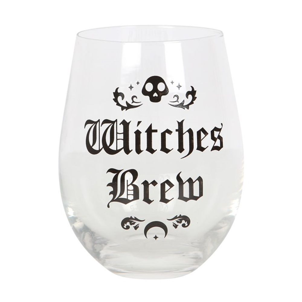 Witches Brew Stemless Wine Glass