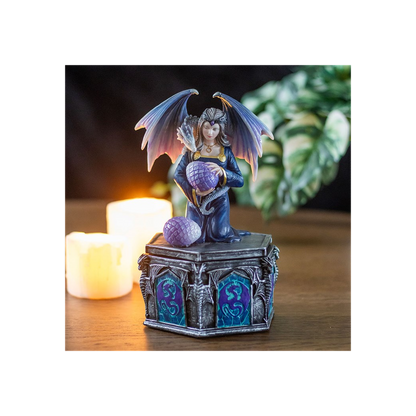 Dragon Friendship Spring Box by Anne Stokes