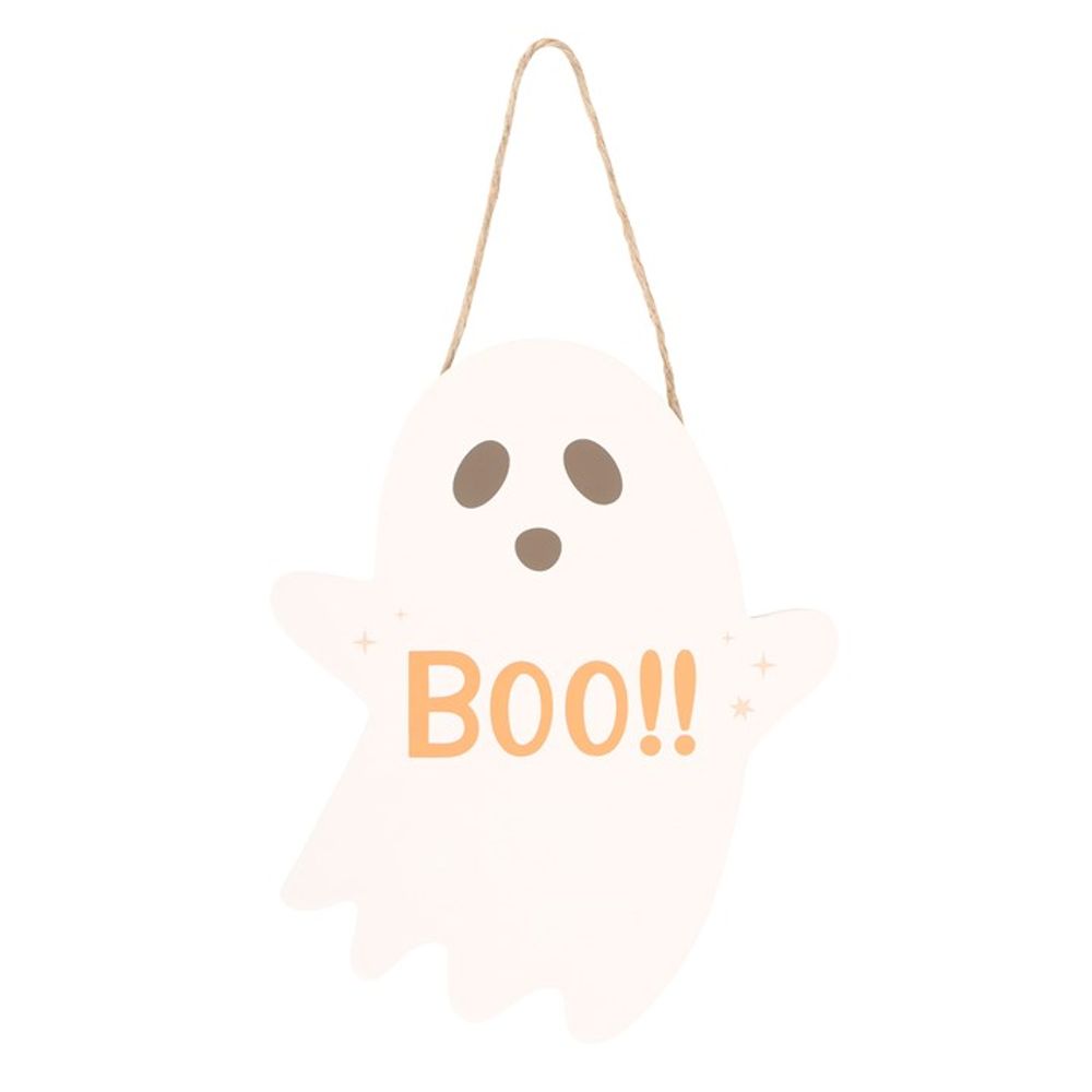 20cm Ghost Shaped Hanging Sign