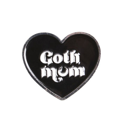 Goth Mum Pin Badge