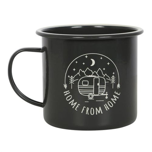 Home from Home Enamel Camping Mug