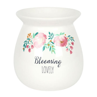 Large Blooming Lovely Wax Melt Burner Gift Set