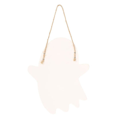 20cm Ghost Shaped Hanging Sign