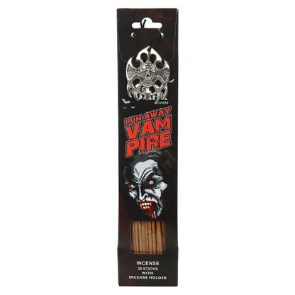 Run Away Vampire Incense Sticks with Holder