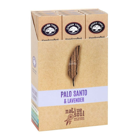 Set of 12 Palo Santo & Lavender Smudge Incense Sticks