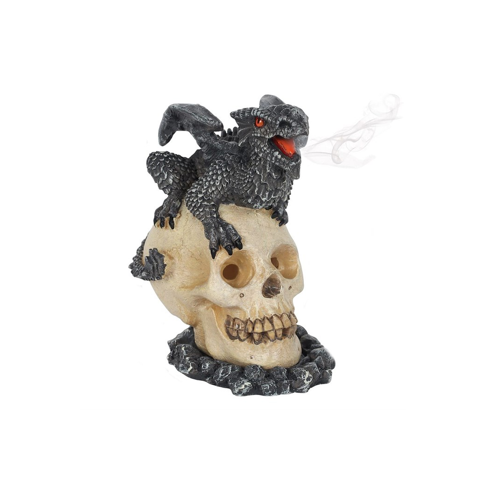 Black Dragon Incense Cone Burner by Anne Stokes