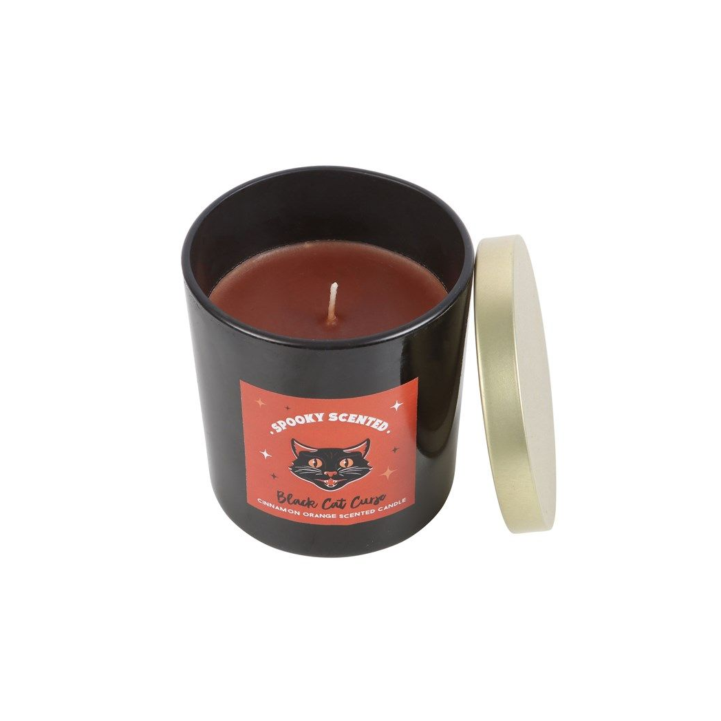 Black Cat Curse Cinnamon Orange Candle