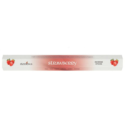 Set of 6 Packets of Elements Strawberry Incense Sticks